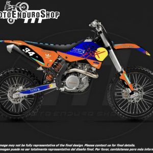 Adhesivos para KTM EXC/SX 2008-2011 modelo R