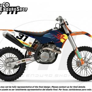 Adhesivos para KTM EXC/SX 2008-2011 modelo Manuel