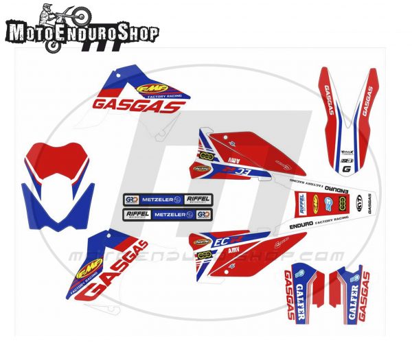 GASGAS EC/MC stickers 2010-2011 model Red Blue * - Image 2