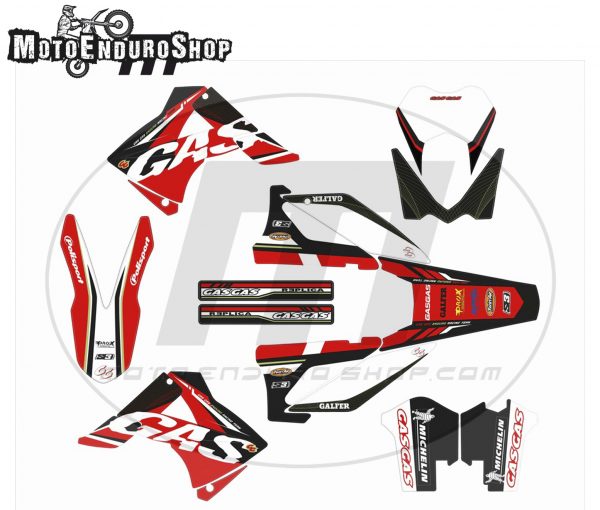 GASGAS EC/MC stickers 2010-2011 model Red Black * - Image 2