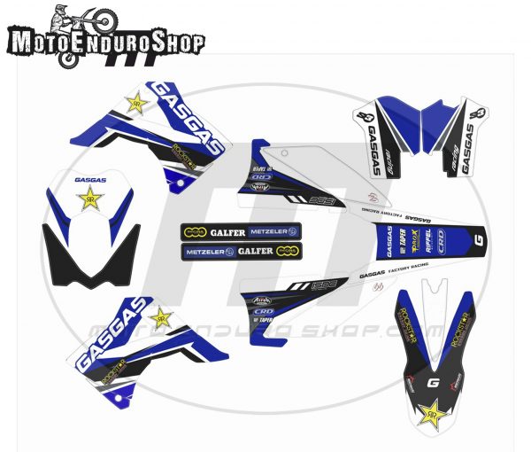 GASGAS EC/MC stickers 2010-2011 model Blue White * - Image 2