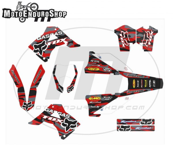 GASGAS EC/MC stickers 2010-2011 model Camouflage 2 * - Image 2
