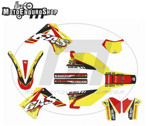 GASGAS EC/MC stickers 2010-2011 model Yellow * - Image 2