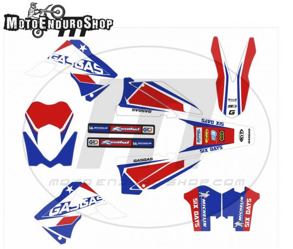 GASGAS EC/MC stickers 2010-2011 model Red Blue 2 * - Image 2