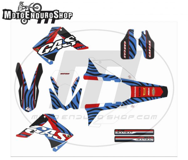 GASGAS EC/MC stickers 2010-2011 model Red Blue 4 * - Image 2