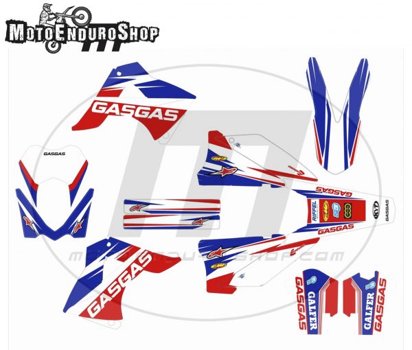 GASGAS EC/MC stickers 2010-2011 model Red Blue 5 * - Image 2