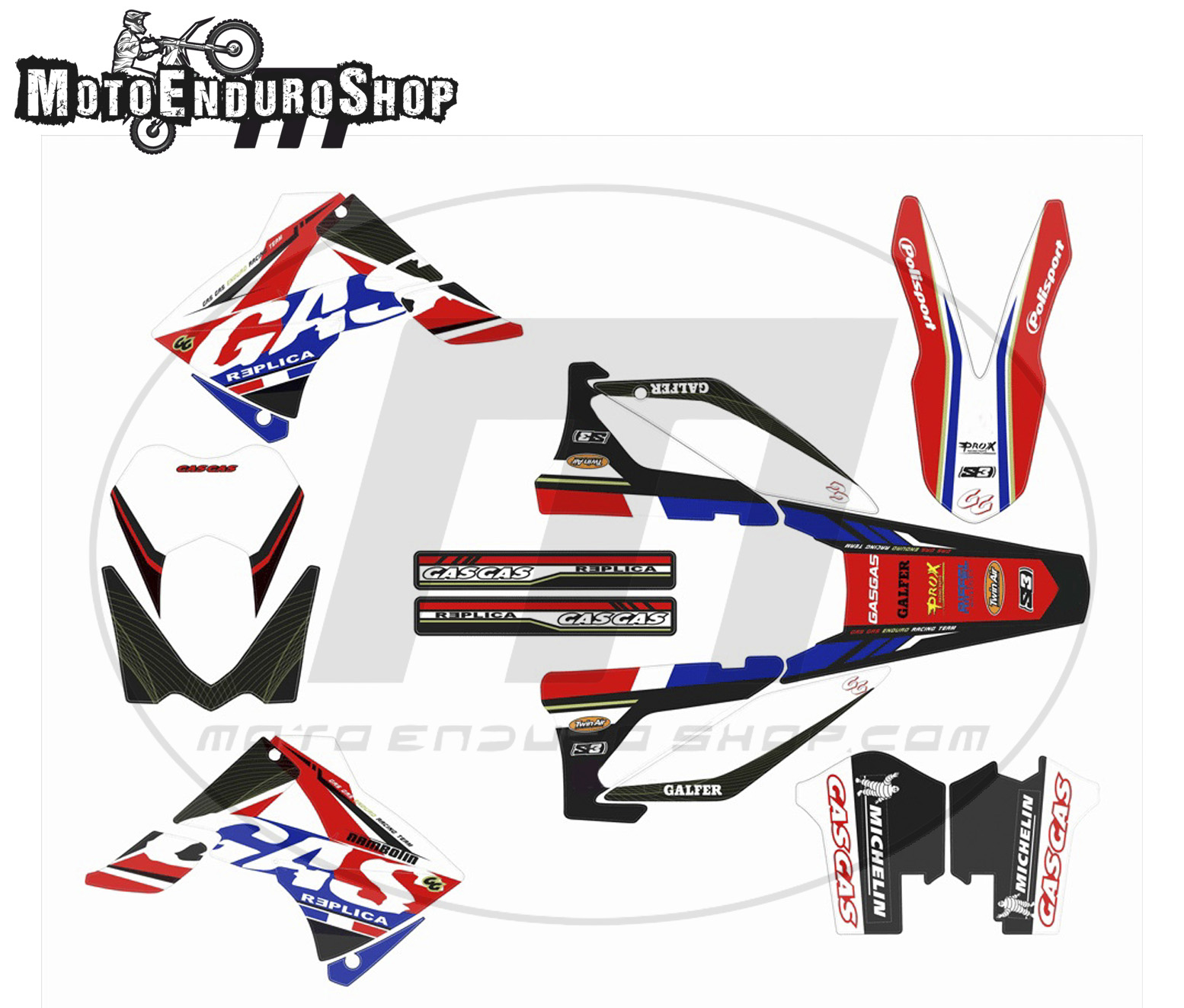 GASGAS EC/MC stickers 2010-2011 model Nambotin * - Image 2