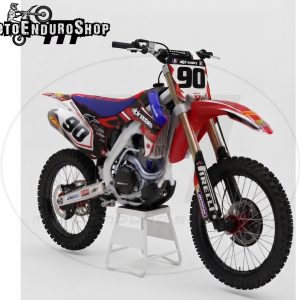 Adhesivos para Honda CRF 250/450 2013-2017 modelo Burdeos