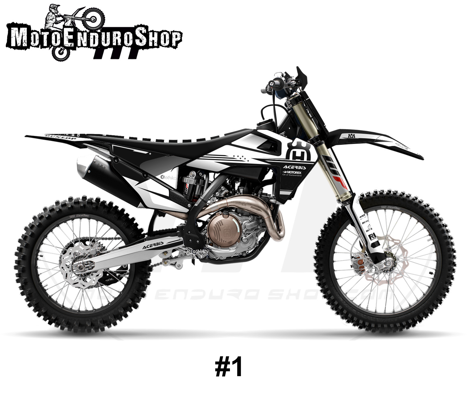 Adhesivos para Husqvarna TE/TC 2020-2023 modelo Ice - Image 2